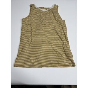 Pact Striped Tank Top Womens M Organic Cotton Sustainable Eco Friendly Summer